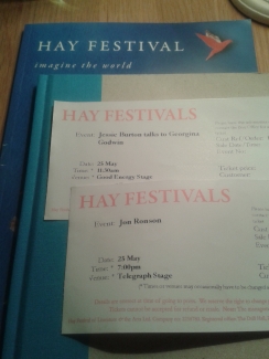 Hay Festival Jessie Burton Jon Ronson